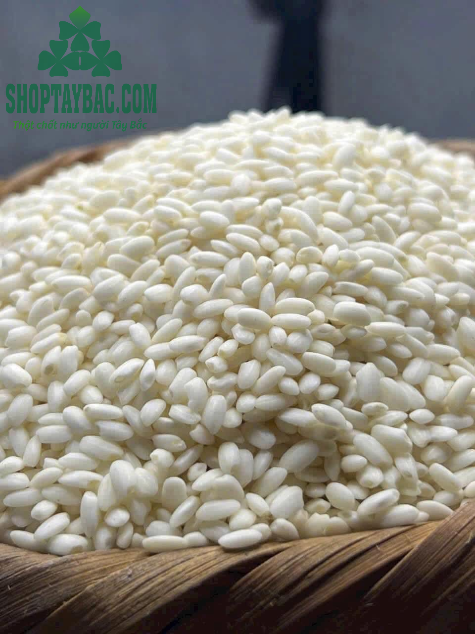 Gạo nếp nương Lào loại 1 to tròn đều