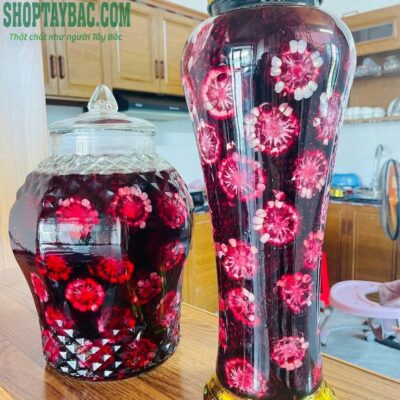 Rượu ngâm ngô tím thơm ngon đặc trưng