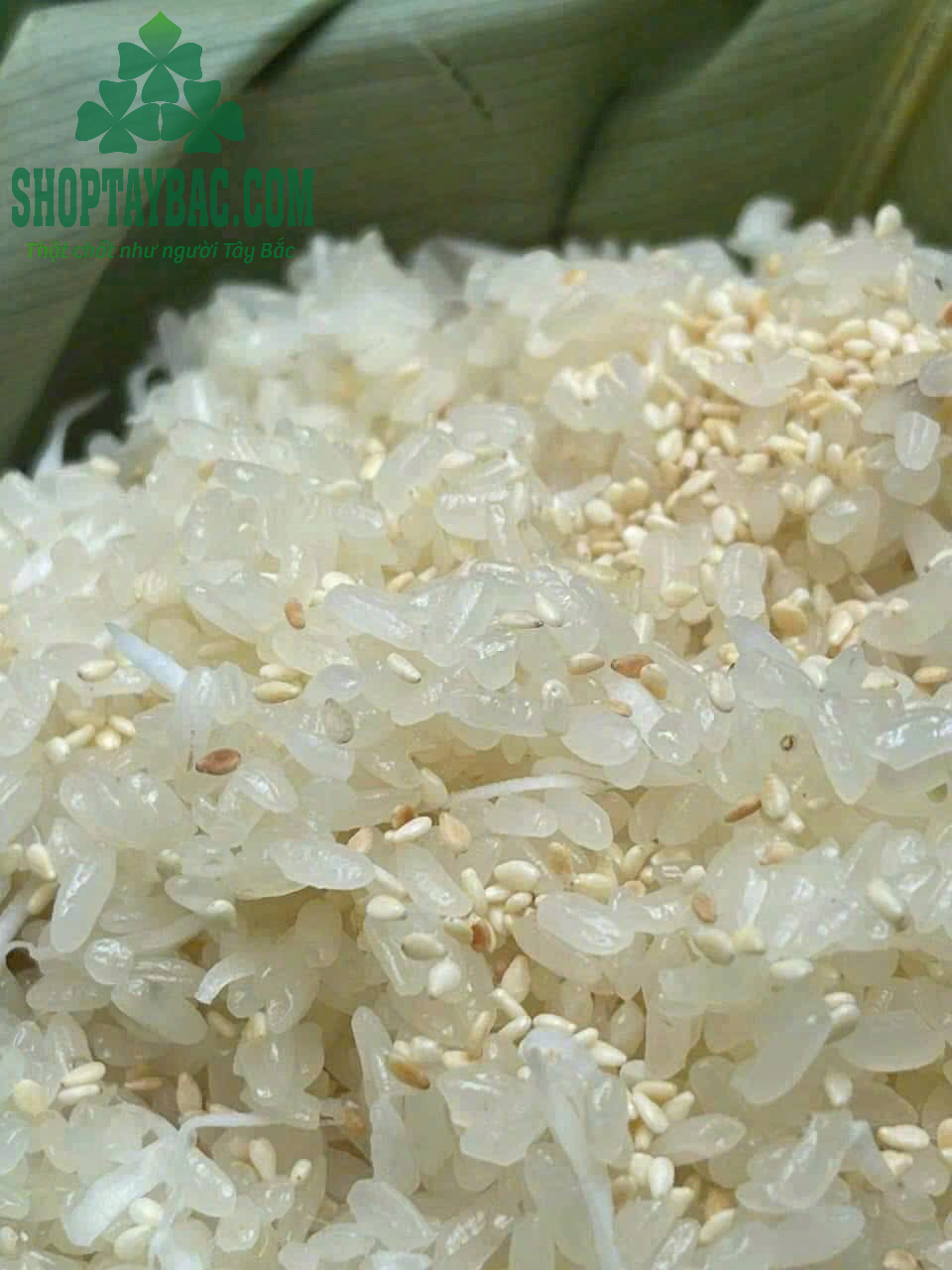 Xôi gạo nếp nương Lào thơm dẻo đặc trưng