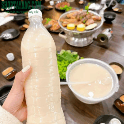 Rượu cốm sữa đóng chai 1 lít
