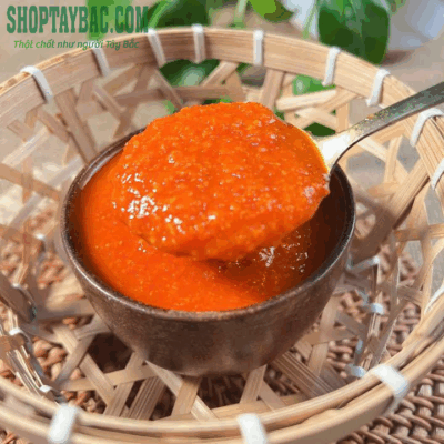 Tương ớt đặc sản Tây Bắc với vị cay nồng