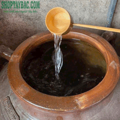 Rượu men lá hạ thổ chum sành